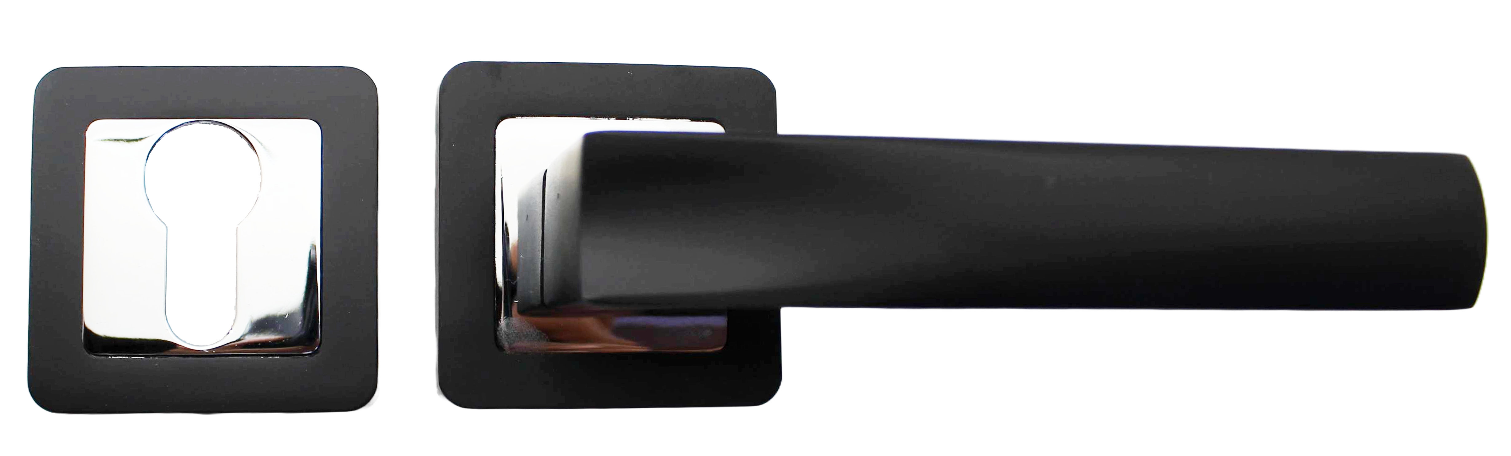Robustline Rose Handles Door Handle (alum) Square Rose Type Dh22-Nd16 Door Handles Premium Hardware for Door Cabinet Window Furniture and Interior Use